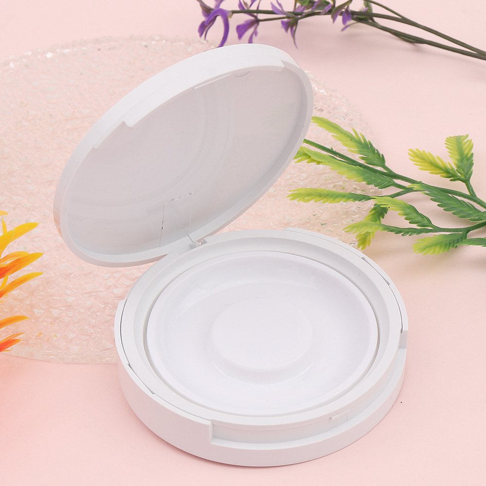 Empty 59mm Cosmetic powder box Round single-layer high-end powder blusher box Wholesale