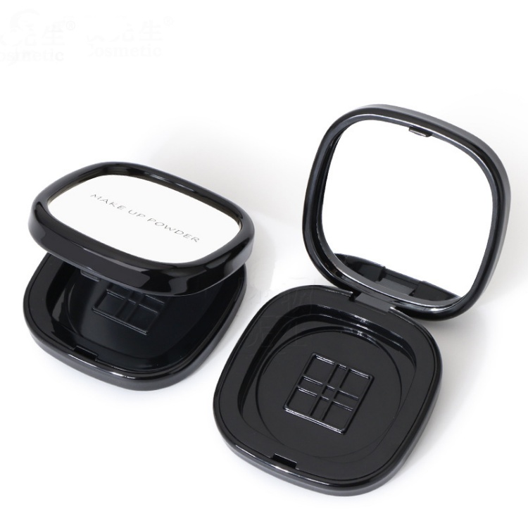 Square Shape Empty Refillable Makeup Powder Container