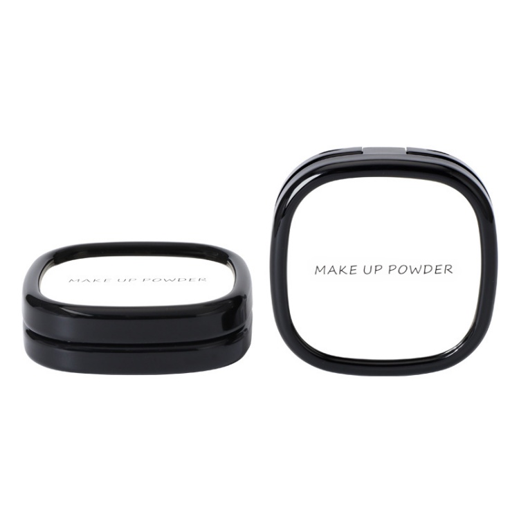 Square Shape Empty Refillable Makeup Powder Container