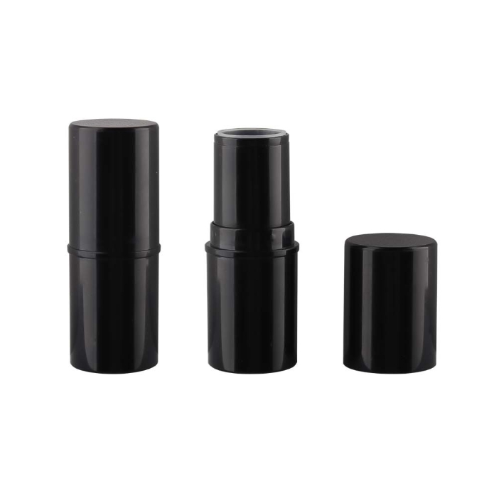 4g 6g Leak Free Lip Balm Round Empty Tubes With Black and White